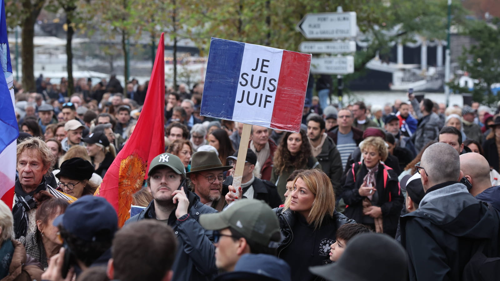 Marche contre l'antisémitisme