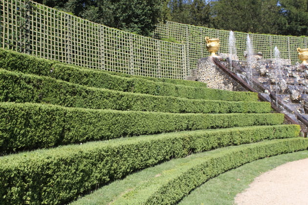 Les gradins du bosquet des Rocailles