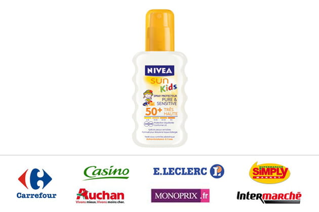 Spray Protecteur Enfant Pure& Sensitive SPF 50+, Nivea Sun