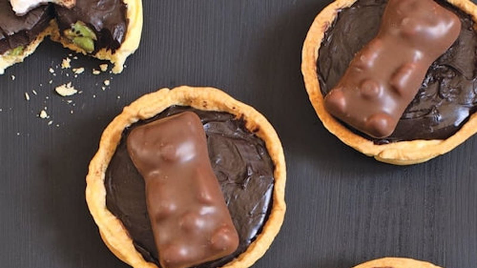Tartes choco-kiwi & Petits Oursons Guimauve®