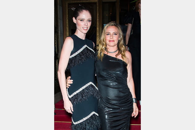 Coco Rochas et Alicia Silverstone au défilé Christian Siriano