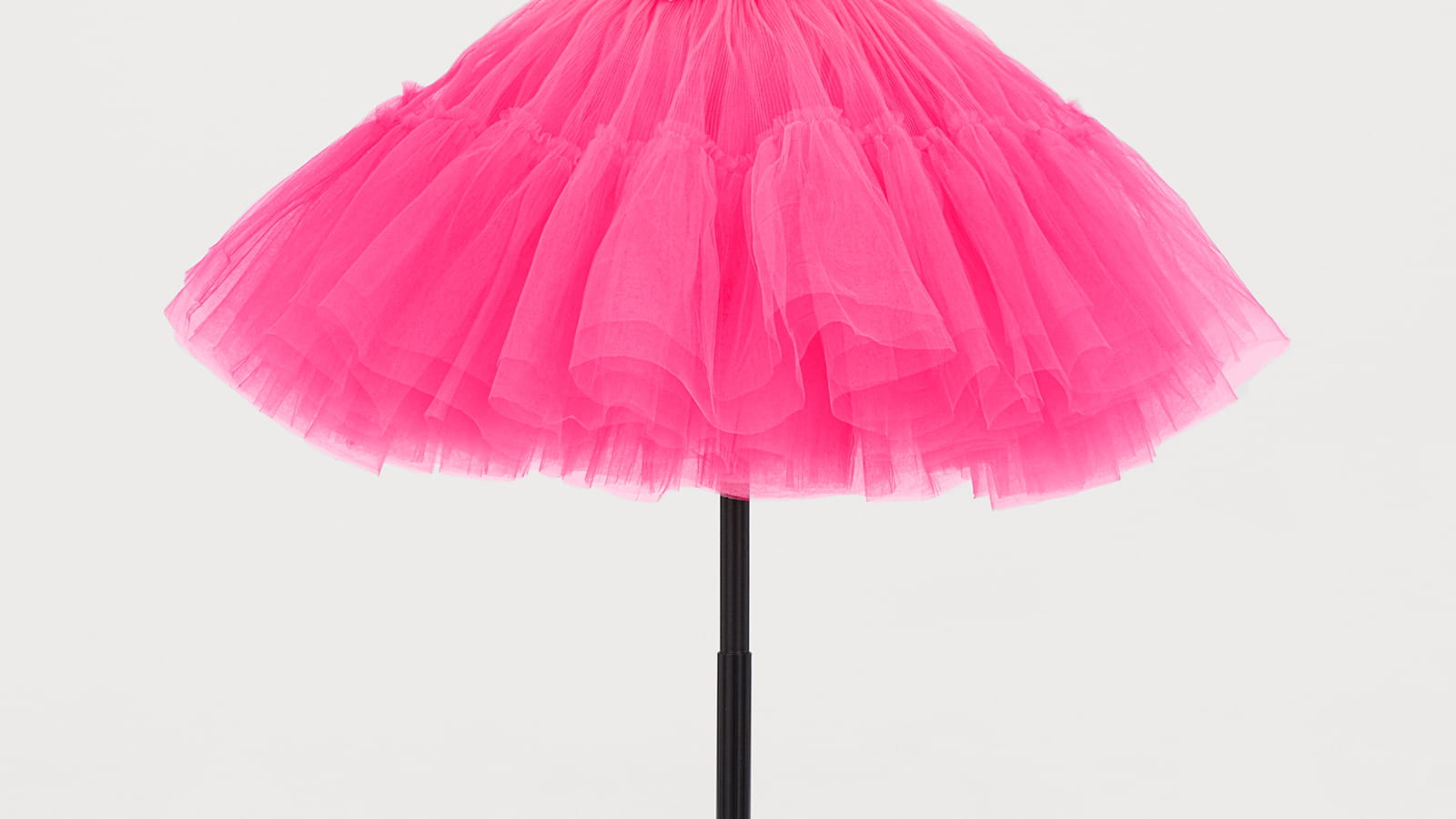 Robe évasée en tulle
