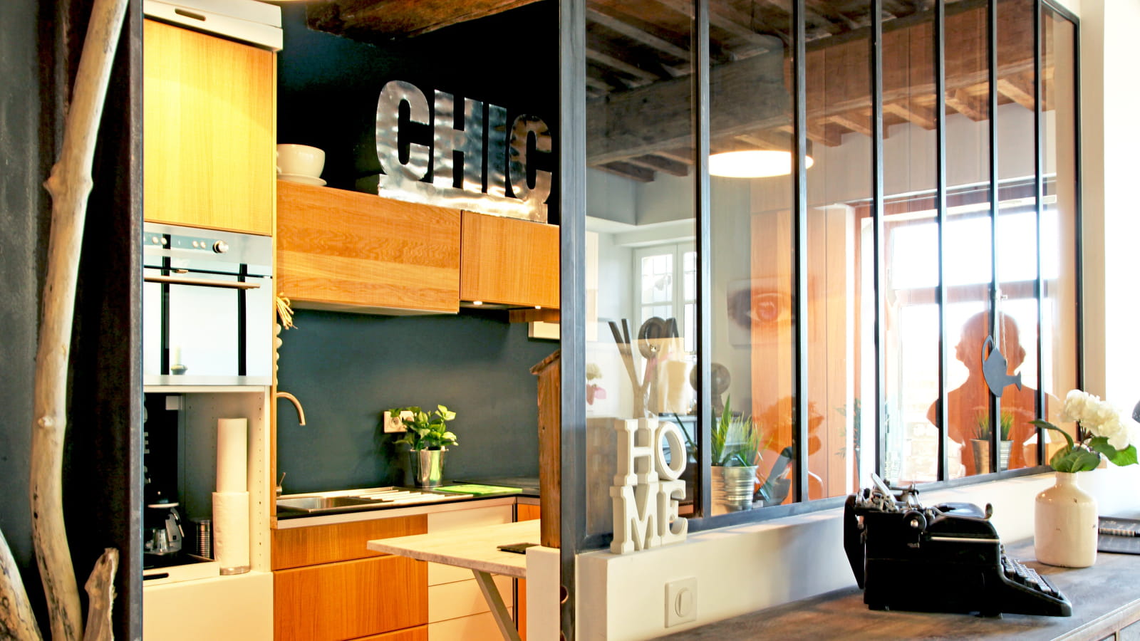 Cuisine rustique chic