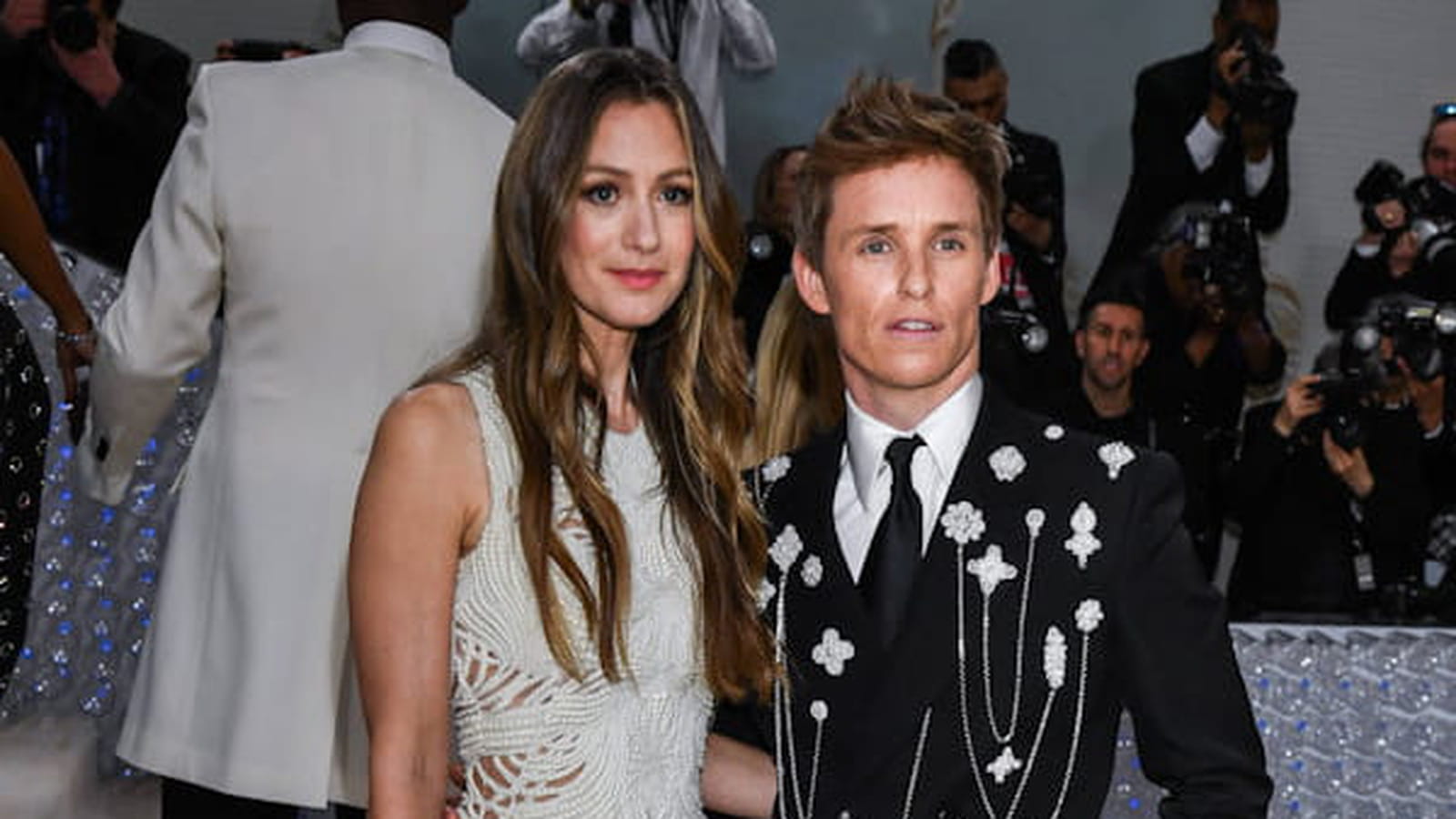 Hannah Bagshawe et Eddie Redmayne le 1er mai 2023