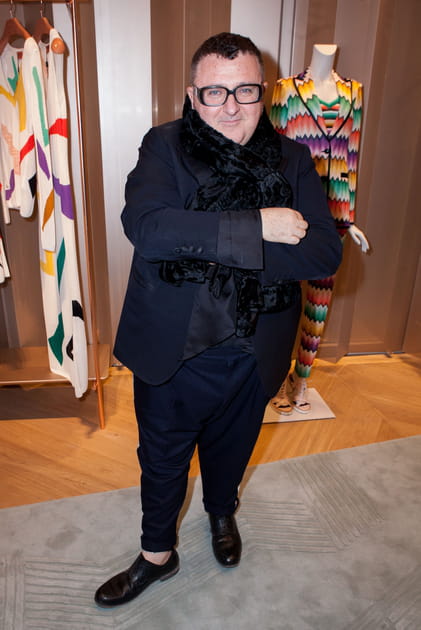 Alber Elbaz, &eacute;l&eacute;gant &agrave; l'ouverture de la boutique Missoni
