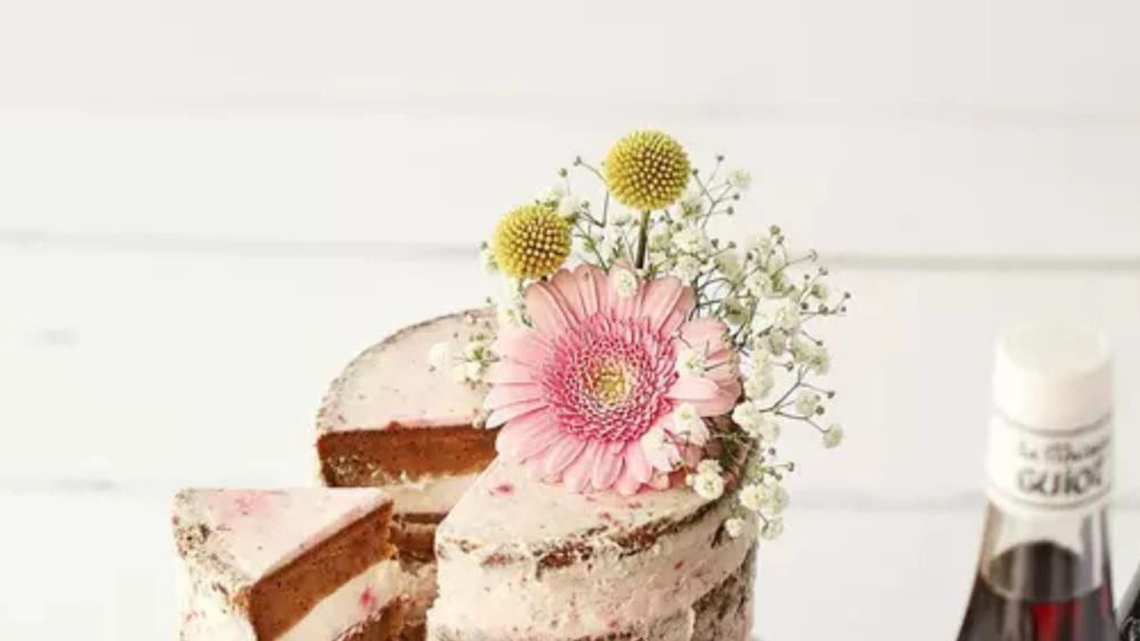 Naked cake au sirop de fruits