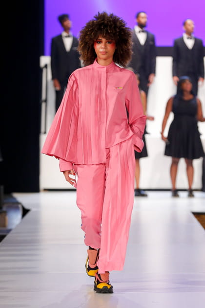 D&eacute;fil&eacute; Pyer Moss printemps-&eacute;t&eacute; 2020&nbsp;