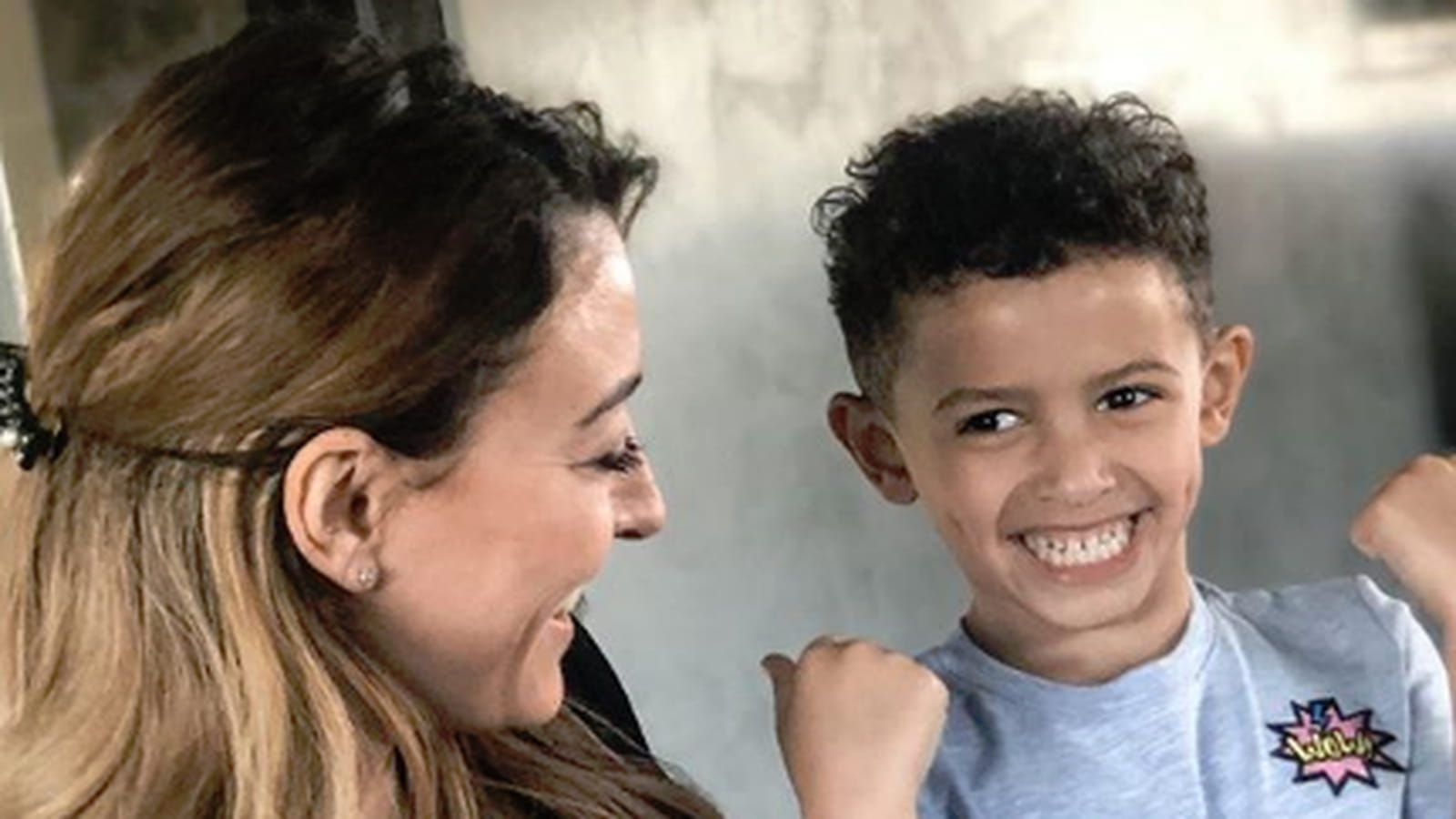 Rachel Legrain-Trapani et son fils Gianni