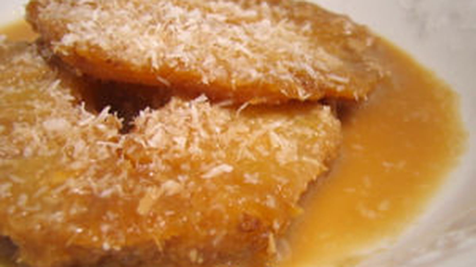 Ananas au caramel de lait de coco