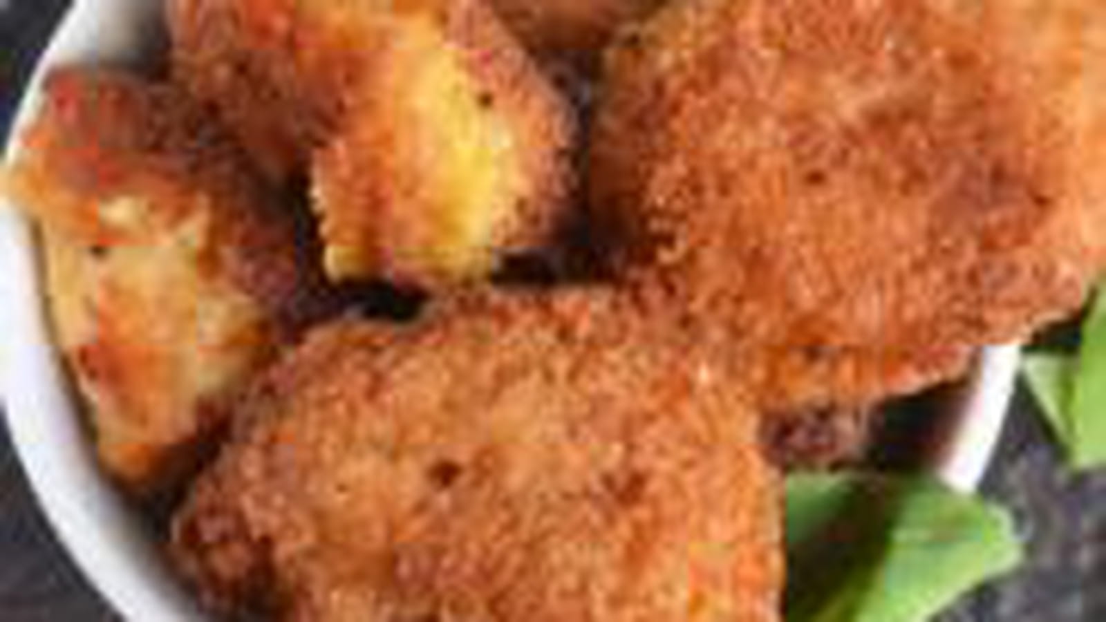 Croquettes de potiron et mozzarella au curry