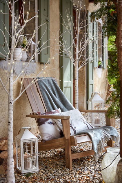 Un espace cocooning sur la terrasse