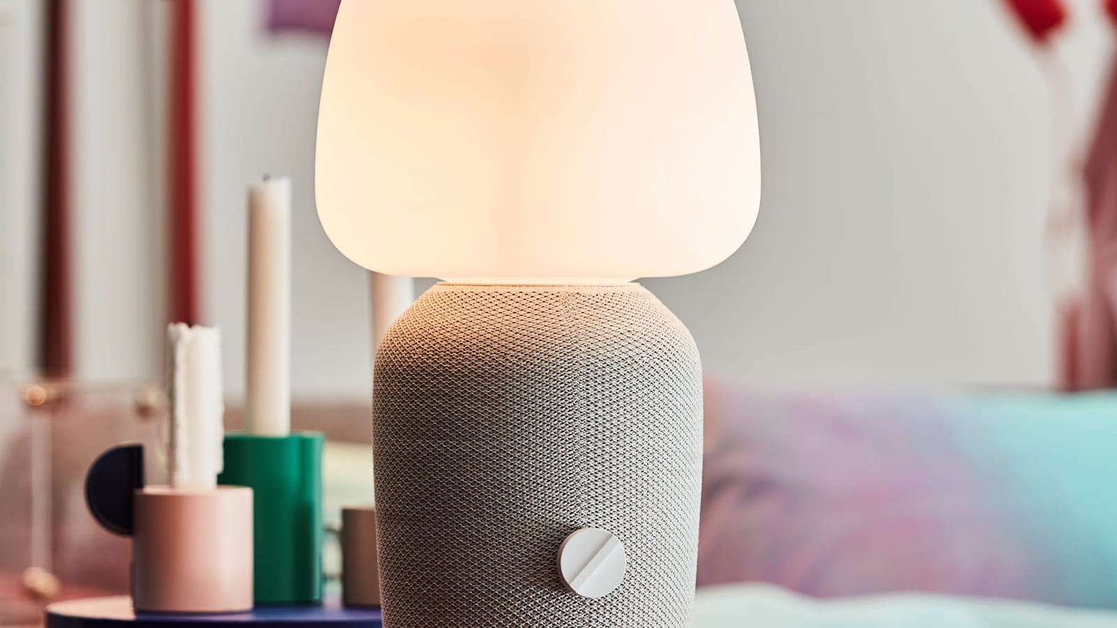 Enceinte wifi lampe de table
