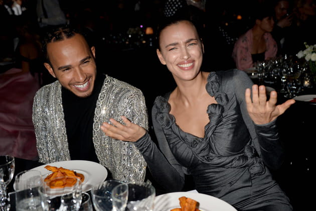 Lewis Hamilton et Irina Shayk, hilares