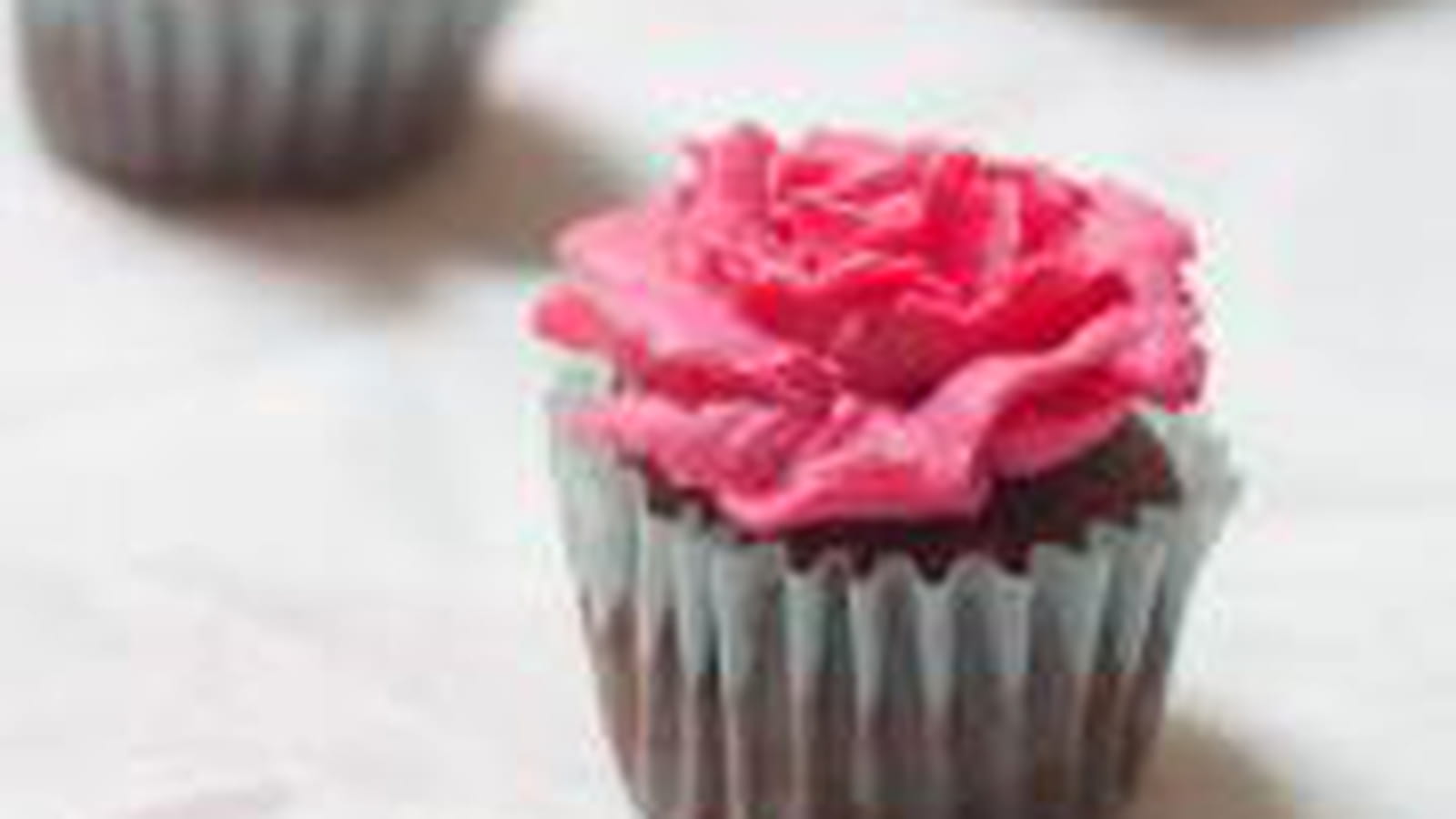 Cupcakes au chocolat et fleur d'oranger
