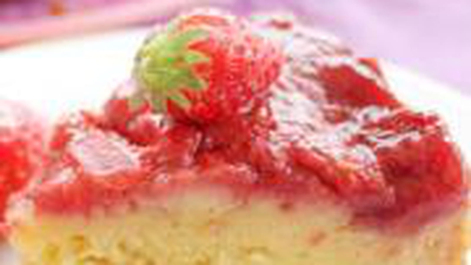 Fondant fraise amande, version allégée