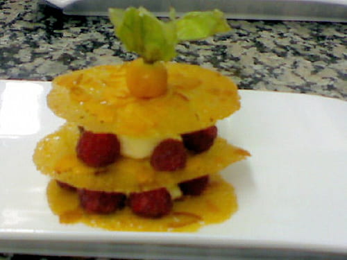 Mille-feuille à la framboise