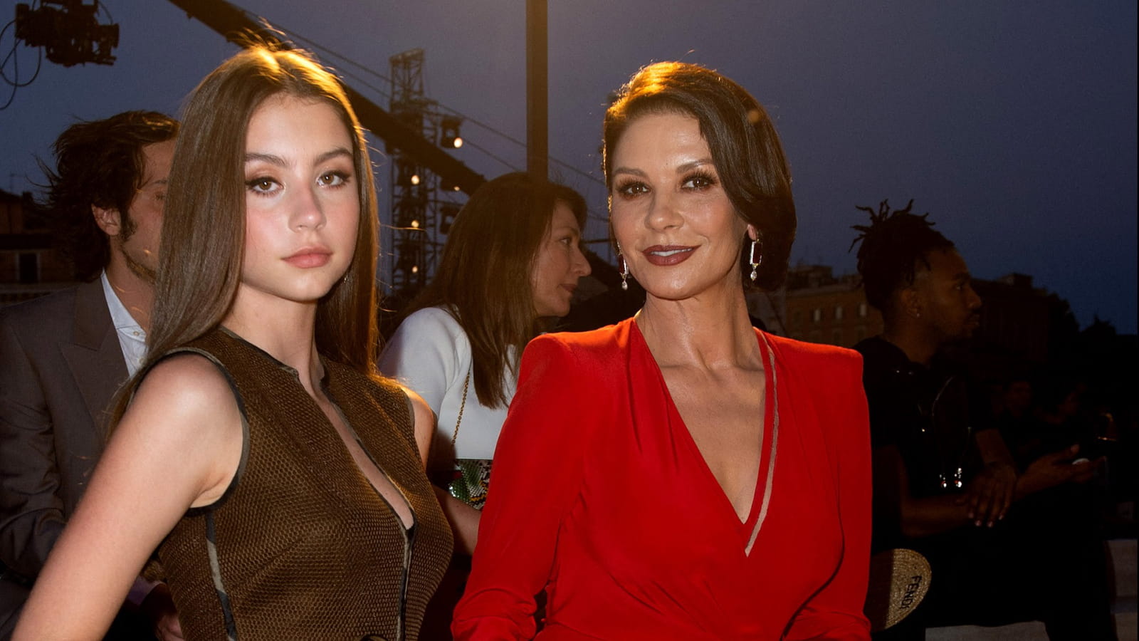 Carys Carys Zeta Douglas avec  Catherine Zeta-Jones