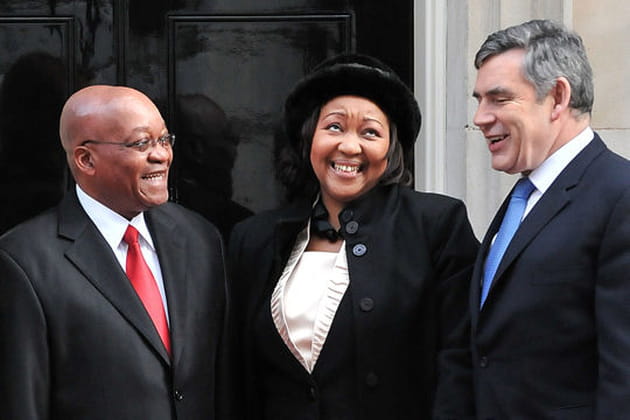 Thobeka Madiba et Jacob Zuma