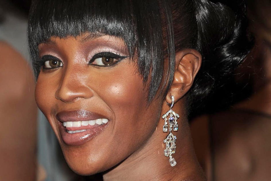 Le look beaut&eacute; Haute Couture de Naomi Campbell