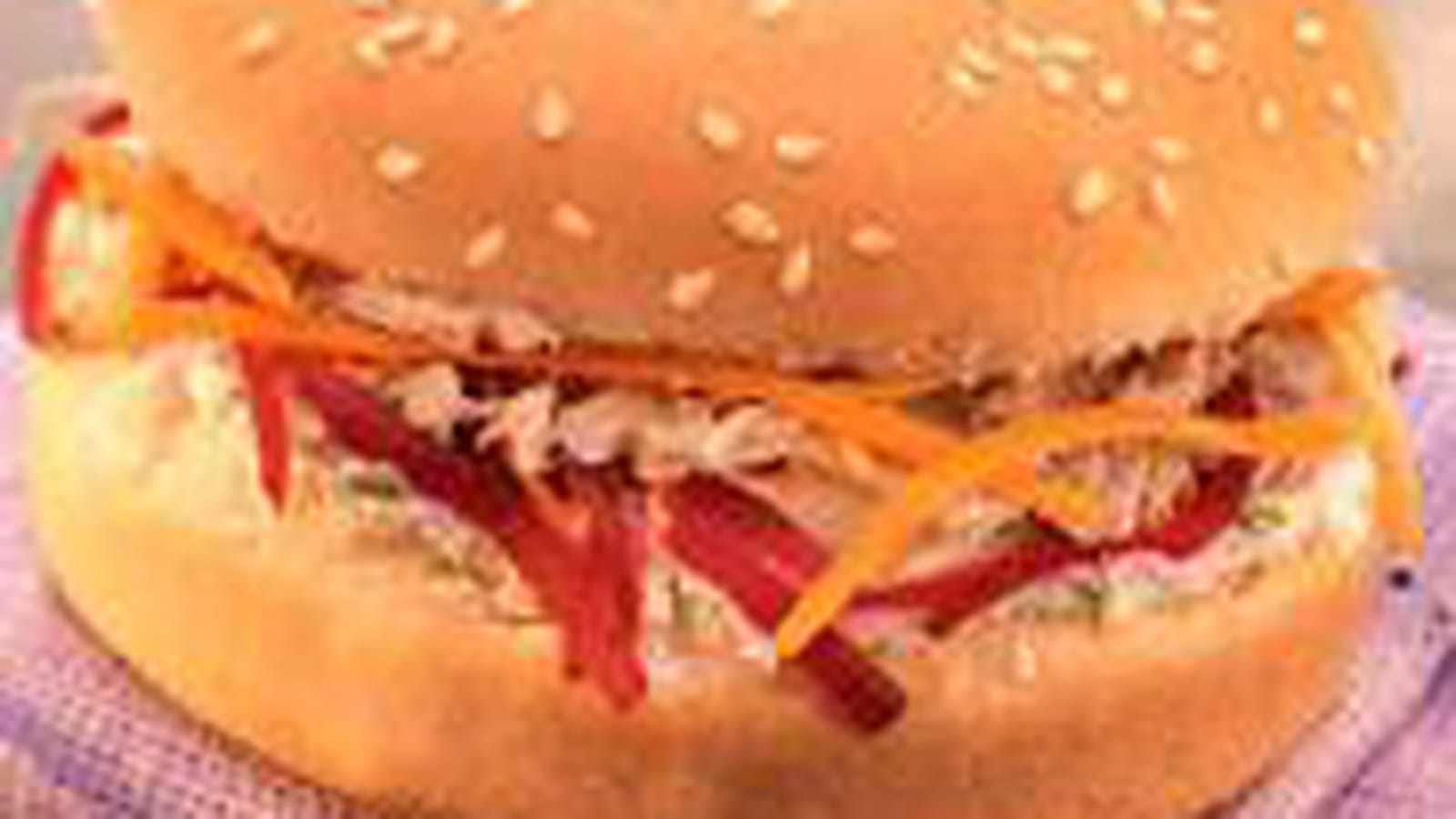 Hamburger thon et chèvre 