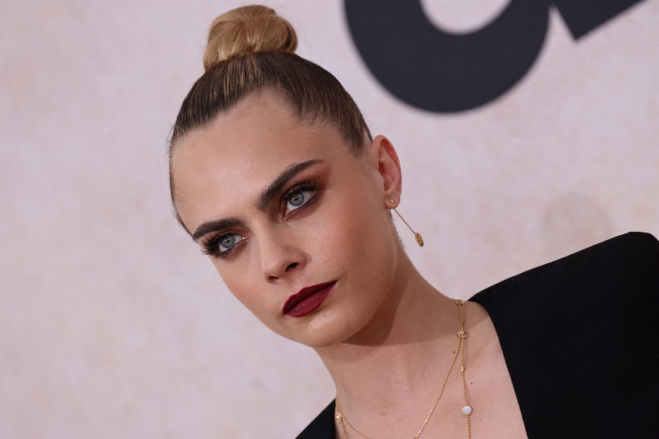 Le maquillage monochrome de Cara Delevingne