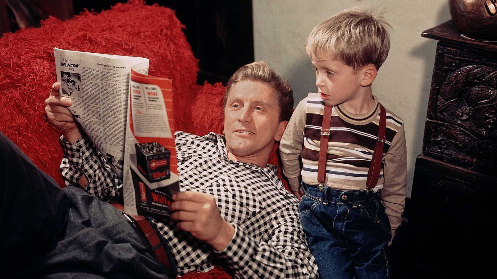 Kirk et Michael Douglas