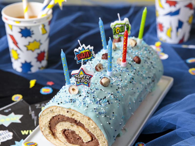 Gateau Roule Super Heros