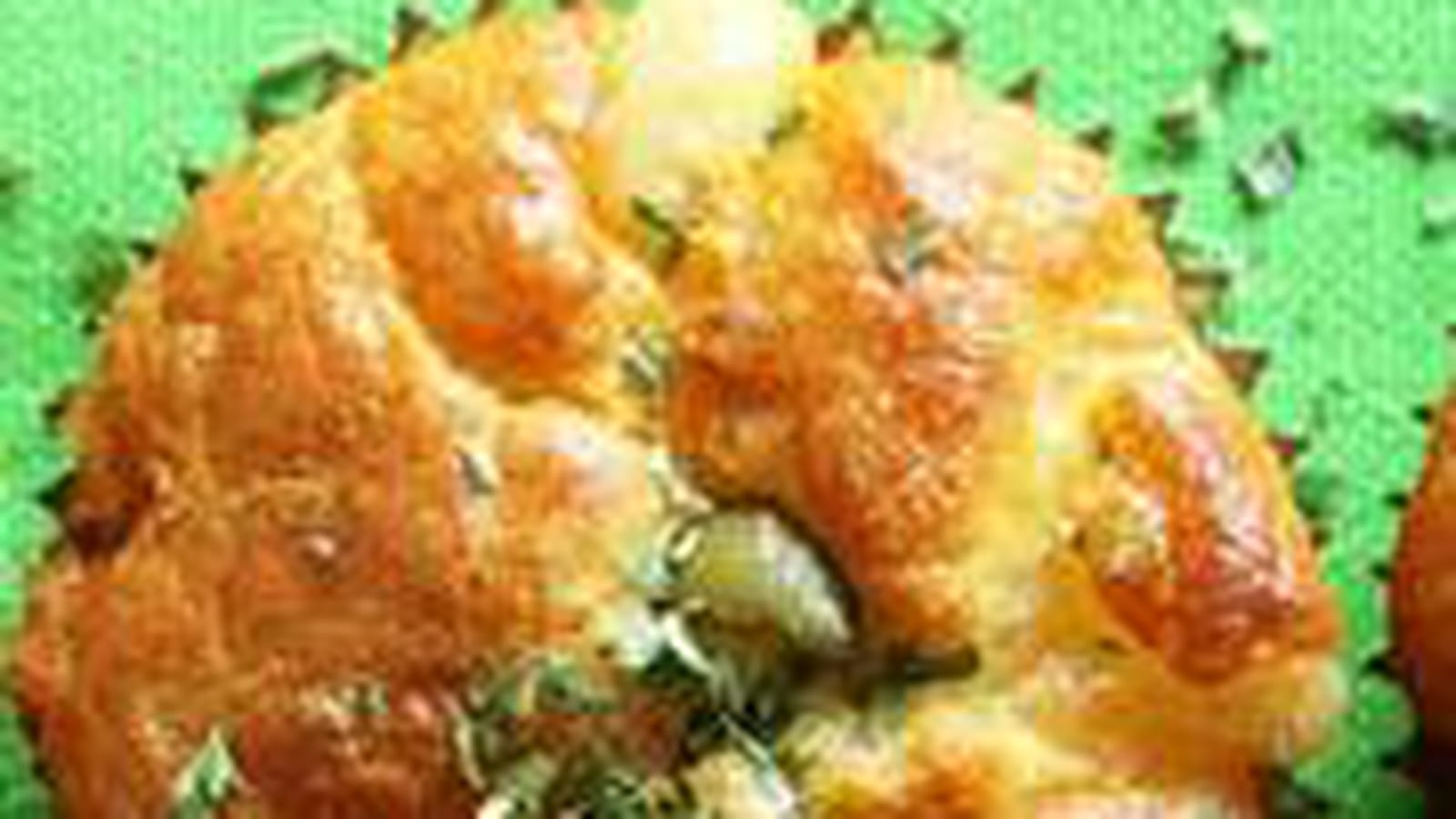 Muffin chorizo emmental olives
