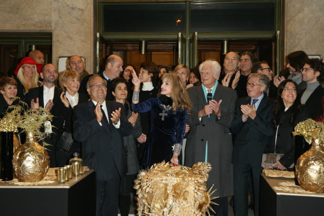 Le lancement des illuminations par Arielle Dombasle