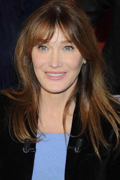 Carla Bruni-Sarkozy maquill&eacute;e