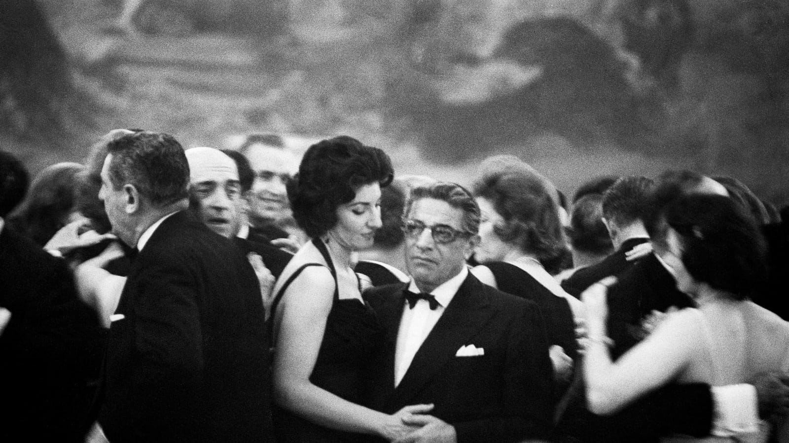 Pas de danse avec son amant, l'armateur grec Aristote Onassis
