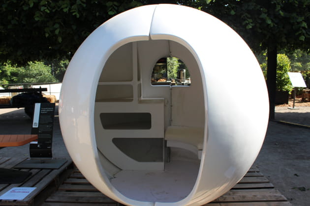 Une cabane tout droit venue du futur