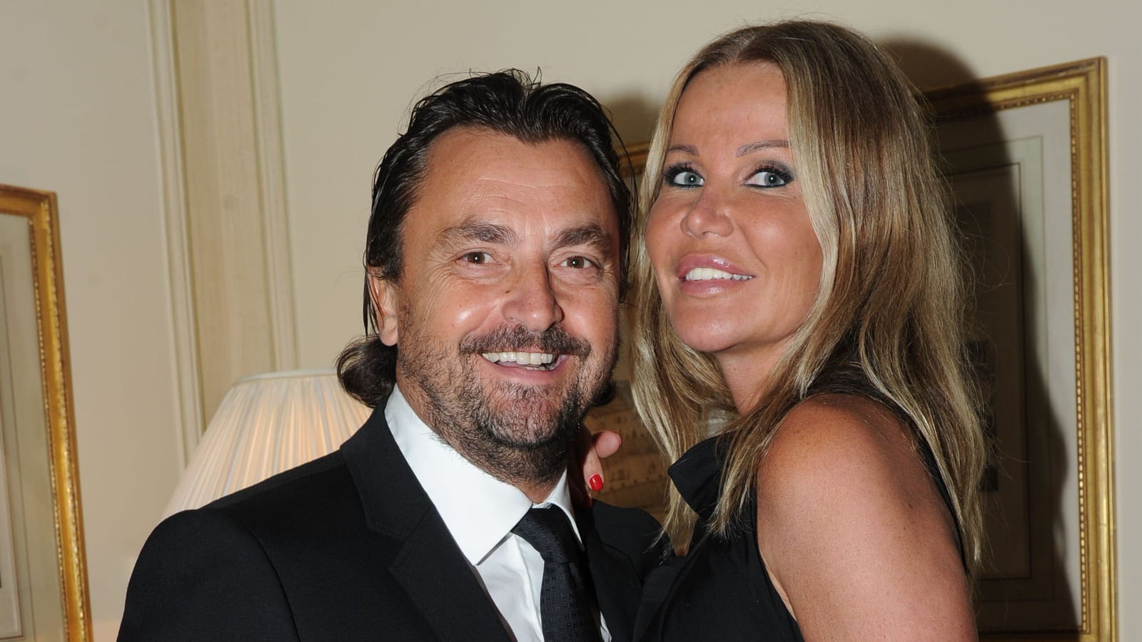 Henri Leconte et sa femme, Florentine  