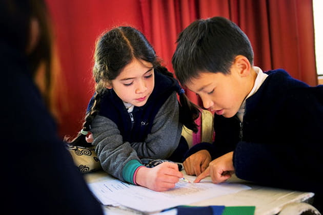 Une classe de maternelle au Chili