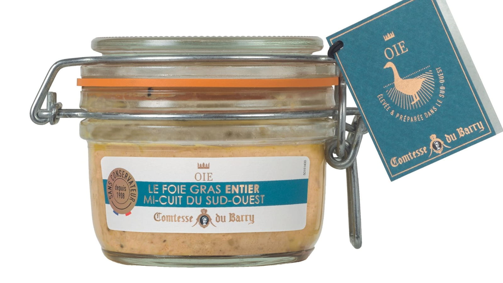 Le fois gras d'oie entier mi-cuit du Sud-Ouest Comtesse du Barry