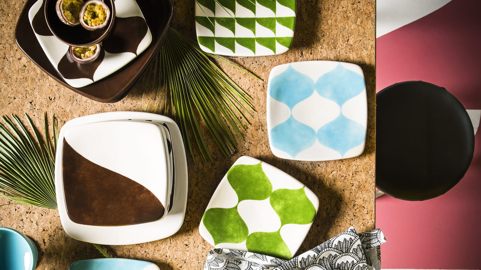 Assiettes en faïence