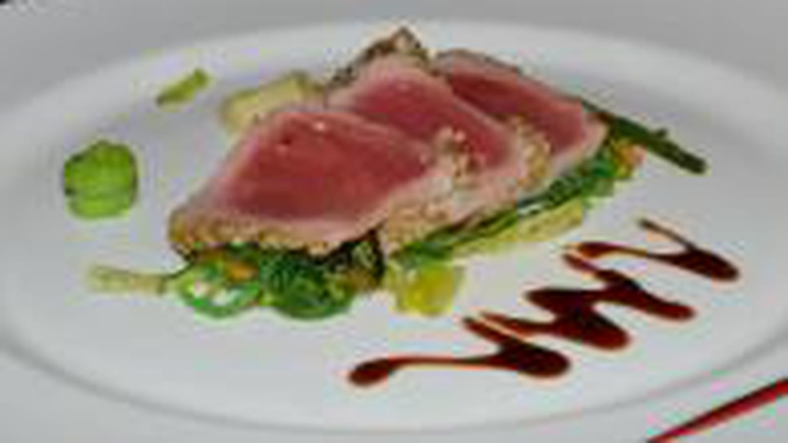 Sashimi de thon au sésame