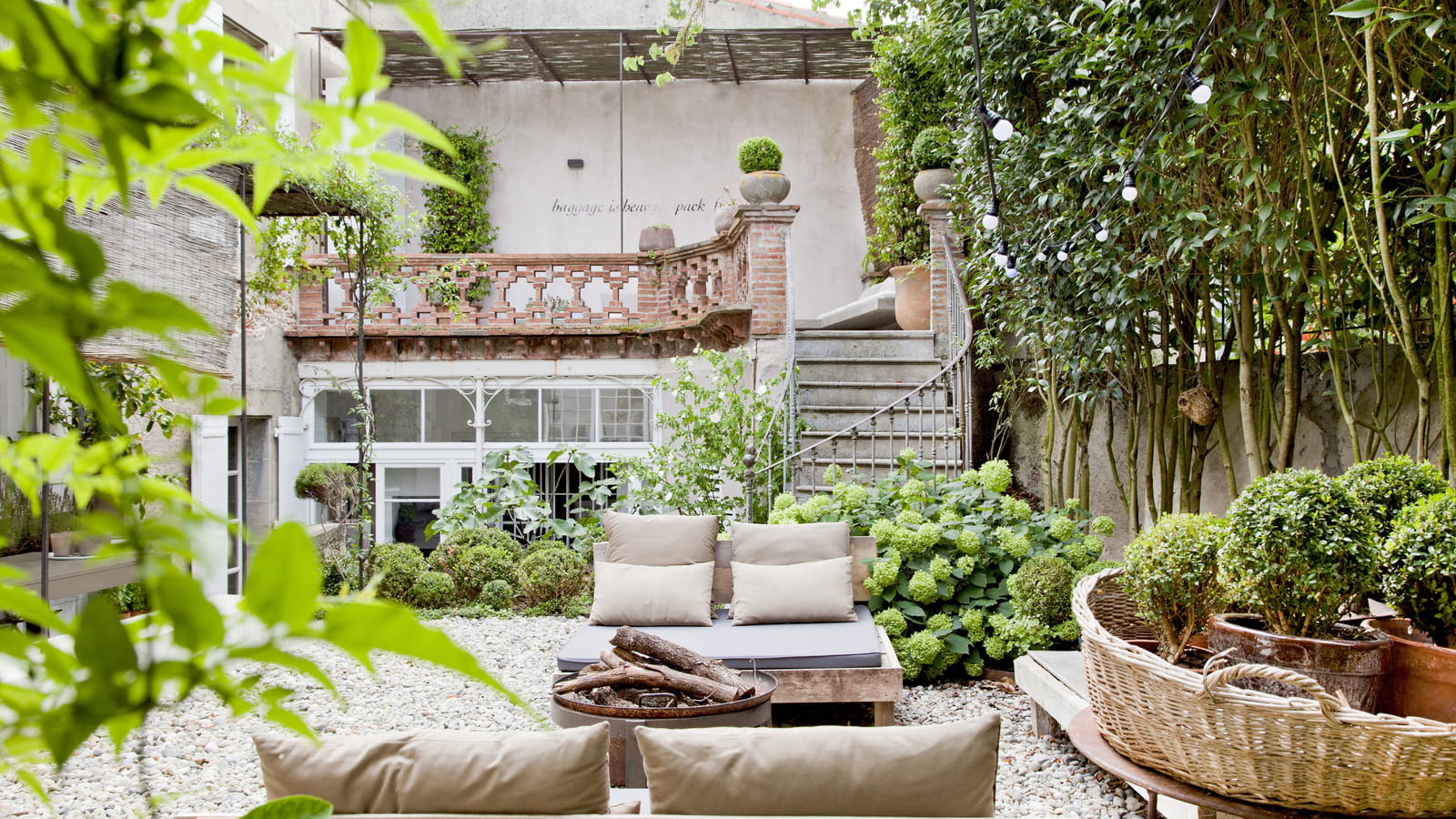 Salon de jardin récup'