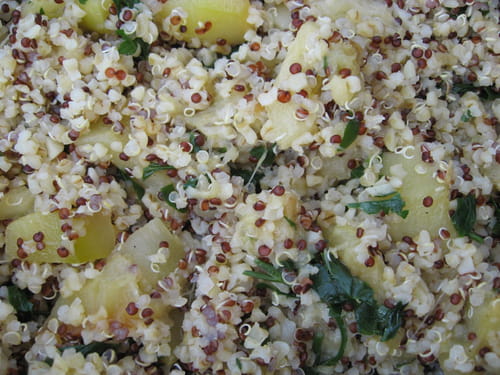 Courgettes au quinoa