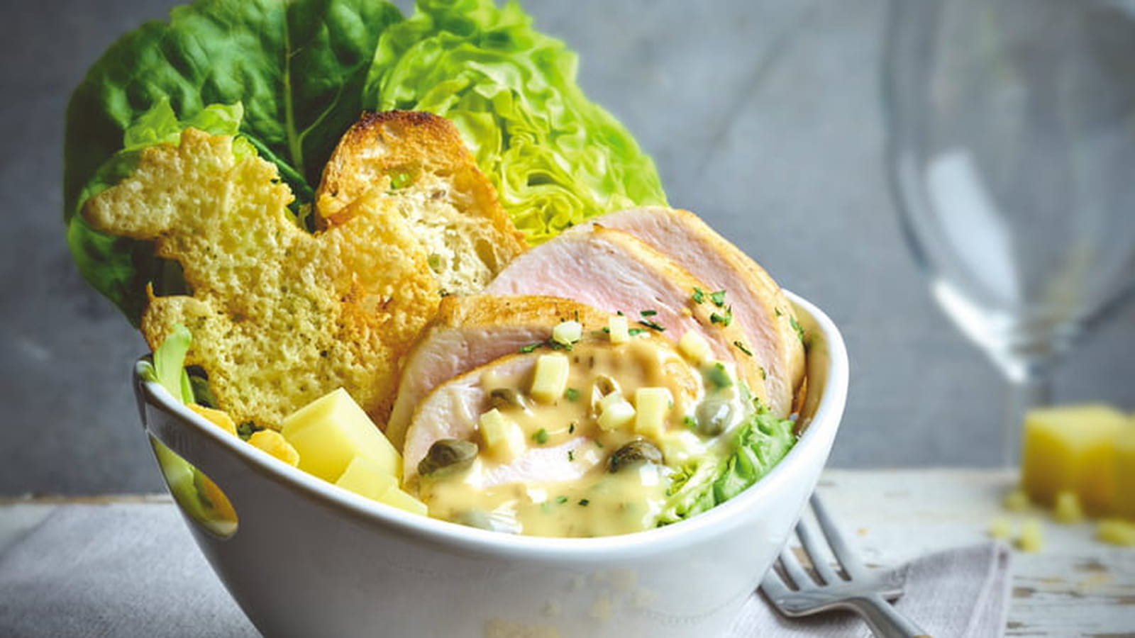 Salade César au Beaufort