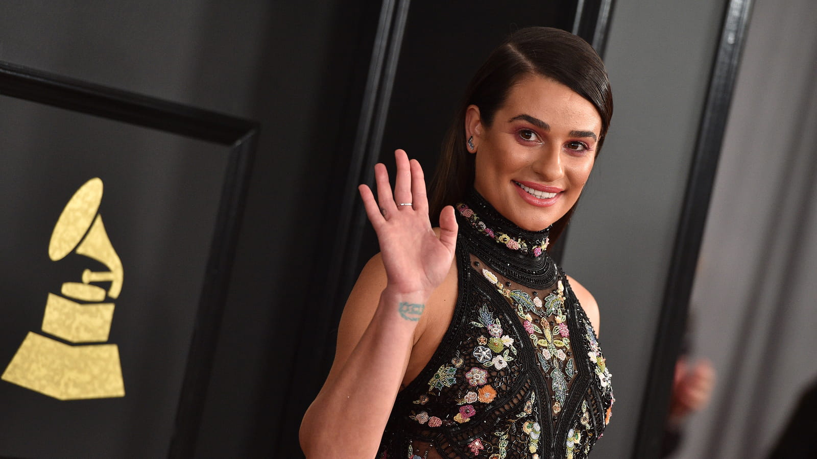 Lea Michele et les rondelles de concombre