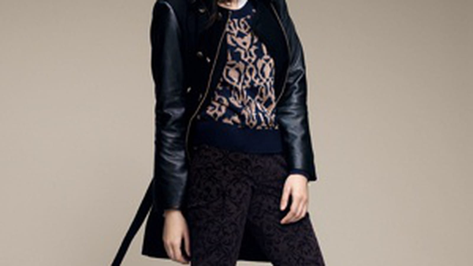 Jean slim à brocart de Zalando Collection
