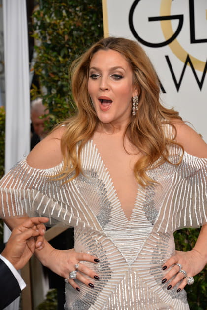 Drew Barrymore a pris la pose