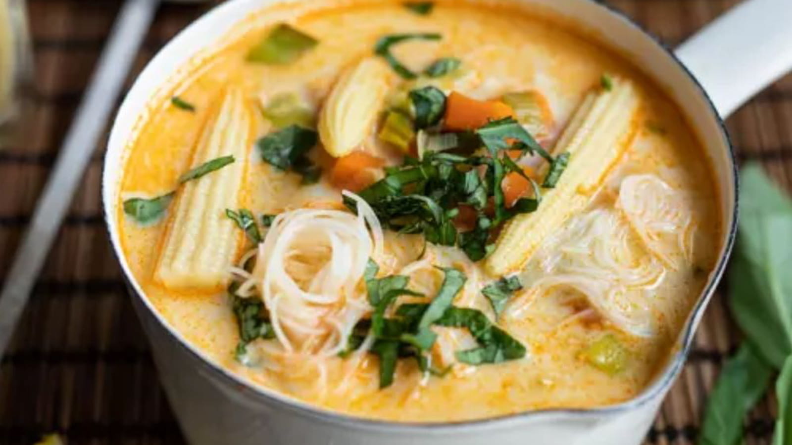 Laksa de crevettes