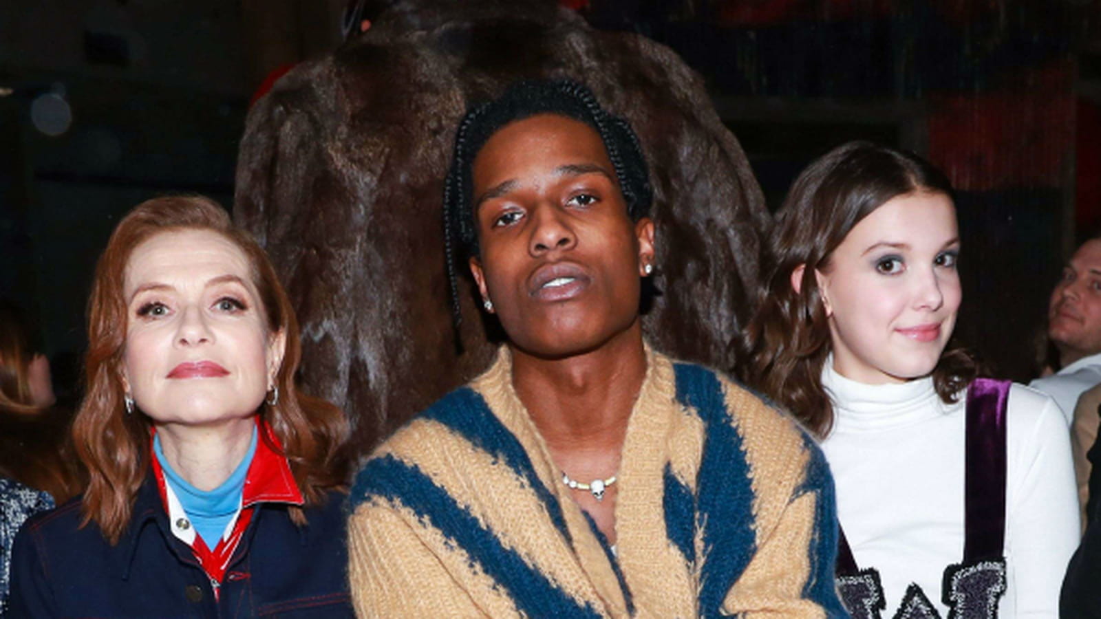 Isabelle Huppert, A$AP Rocky et Millie Bobby Brown