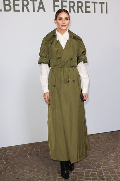 Olivia Palermo au d&eacute;fil&eacute; Alberta Ferretti