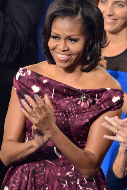 Michelle Obama maquill&eacute;e