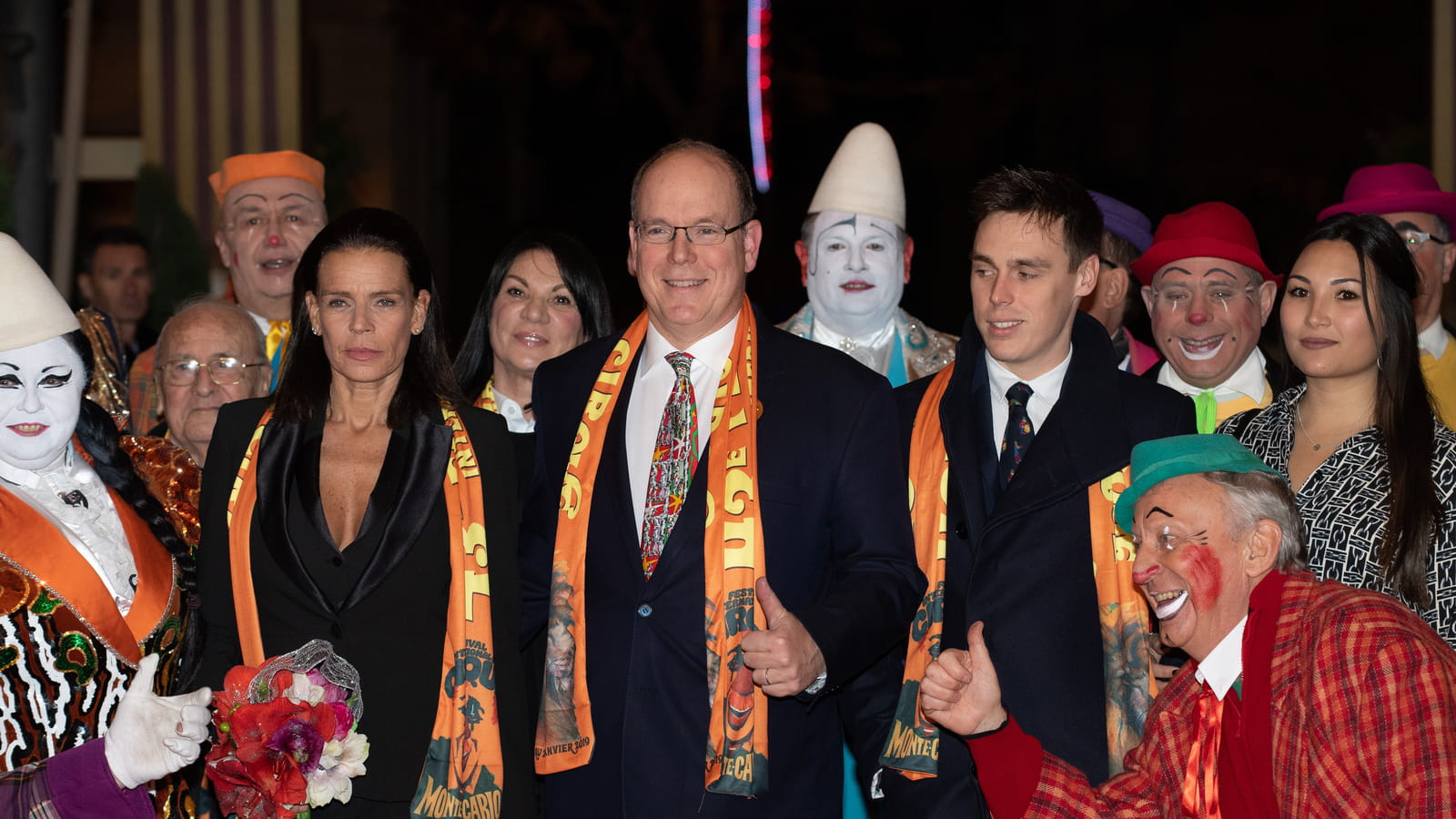  Prince Albert II de Monaco, Princesse Stéphanie de Monaco, Louis Ducruet et sa compagne Marie  