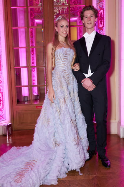 S.A.R Maria Carolina de Bourbon des Deux Siciles et son cavalier S.A.R Prince Leopold de Nassau