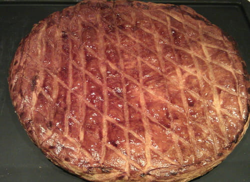Galette frangipane-écorces d'orange confites